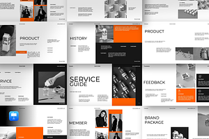 Service Guide Keynote Template, a Presentation Template by Spesifikstd