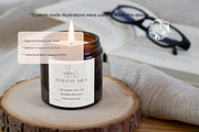 Bridesmaid Candle Label Template, a Stationery Template by Little Creative Scribbles (Thumbnail 3 of 6)