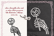 Vintage Halloween Clipart, Spooky, a Seasonal Illustration by The October Creative (Thumbnail 3 of 7)