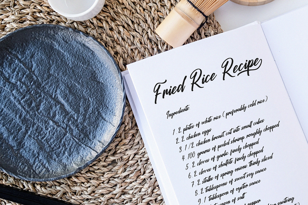 Rosemarie, a Script Font by Goresan Studio (Photo 9 of 15)
