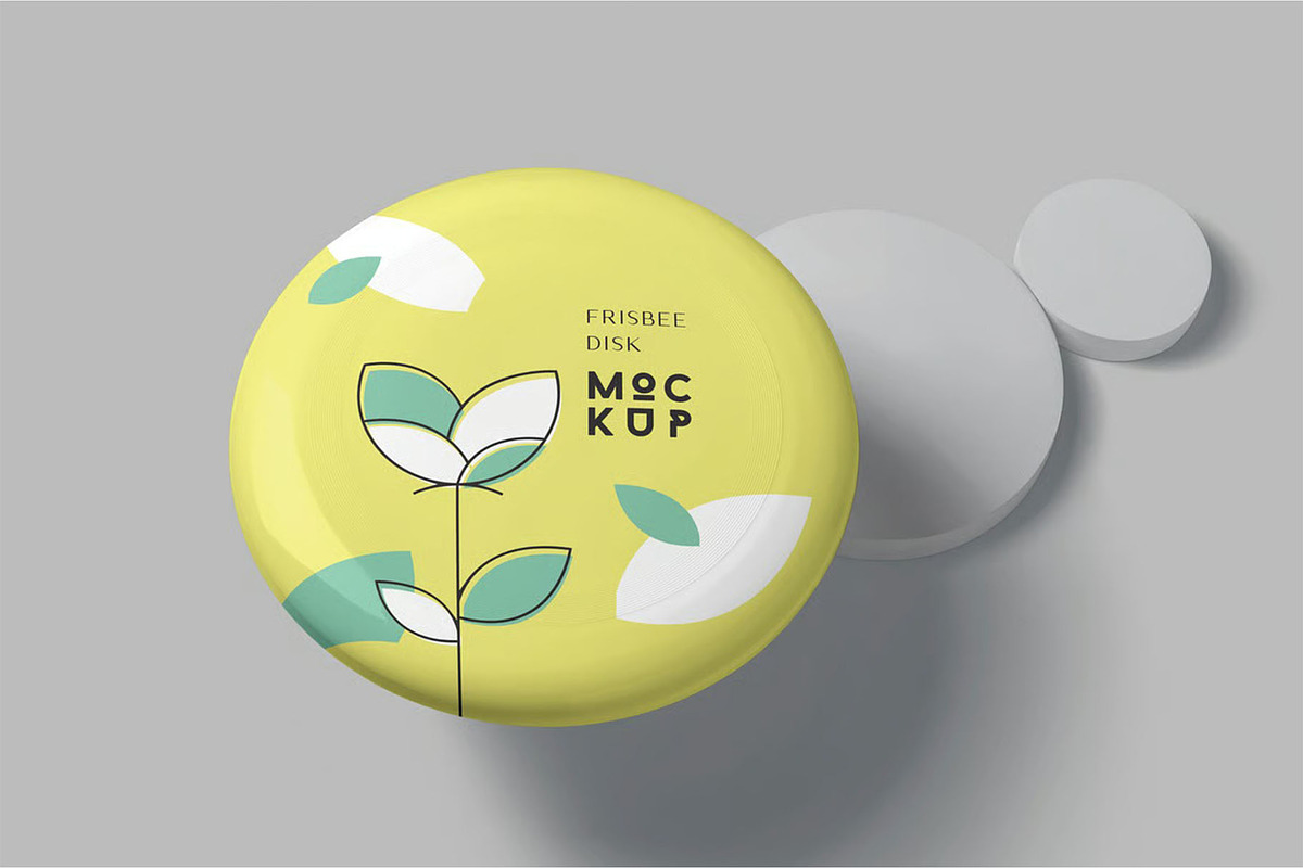 Frisbee Mockups, a Product Mockup by megostudi0 (Photo 3 of 5)