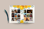 8 Page Yellow Rose Funeral Program, a Brochure Template by SmmrDesign (Thumbnail 5 of 6)