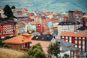 Colorful Asturias Townscape, an Architecture Photo by SkyNext