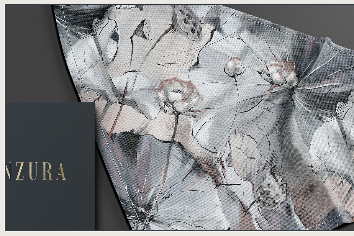 Fresco collection WATER LILIES, a Wallpaper Graphic by Natalia0307 (Photo 11 of 18)