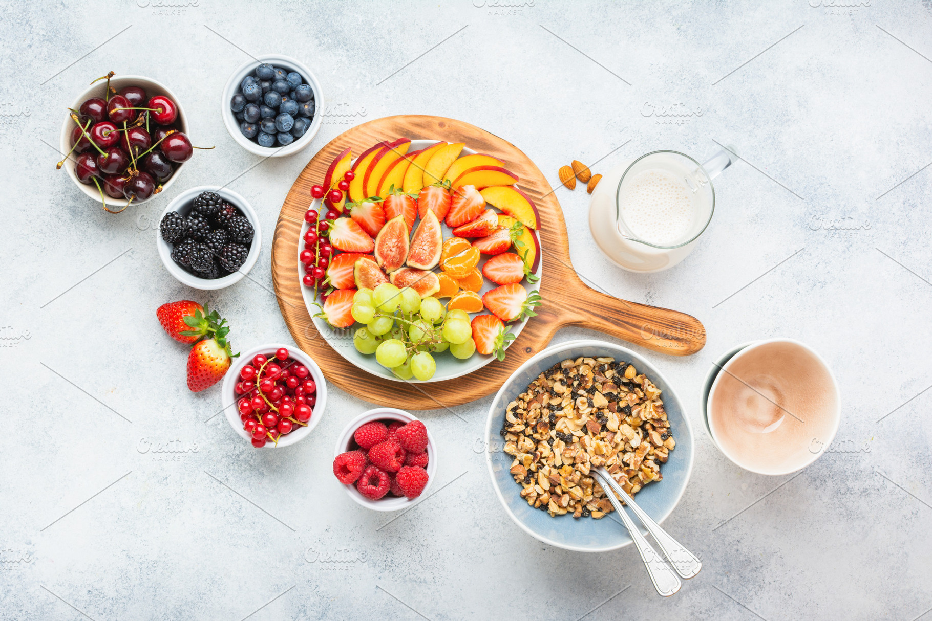 Raw vegan paleo granola stock photo containing gluten free and paleo diet, a Food & Drink Photo by Liliya Trott Photos