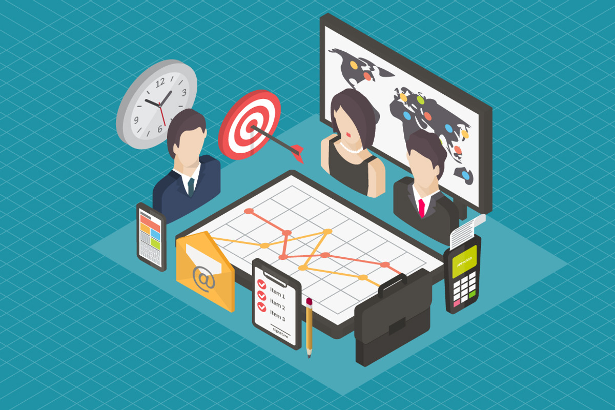 Isometric business icons, an Icon by Yapanda (Photo 2 of 3)