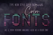 Colorful Neon 3D Lettering, a Graphic by TVartworks (Thumbnail 5 of 13)