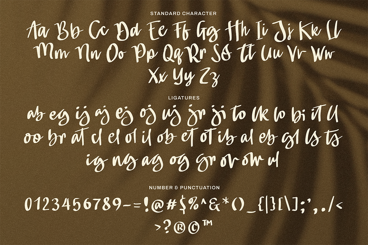 Gihatrea Casual Brush, a Handwritten Font by Portocraft (Photo 9 of 10)