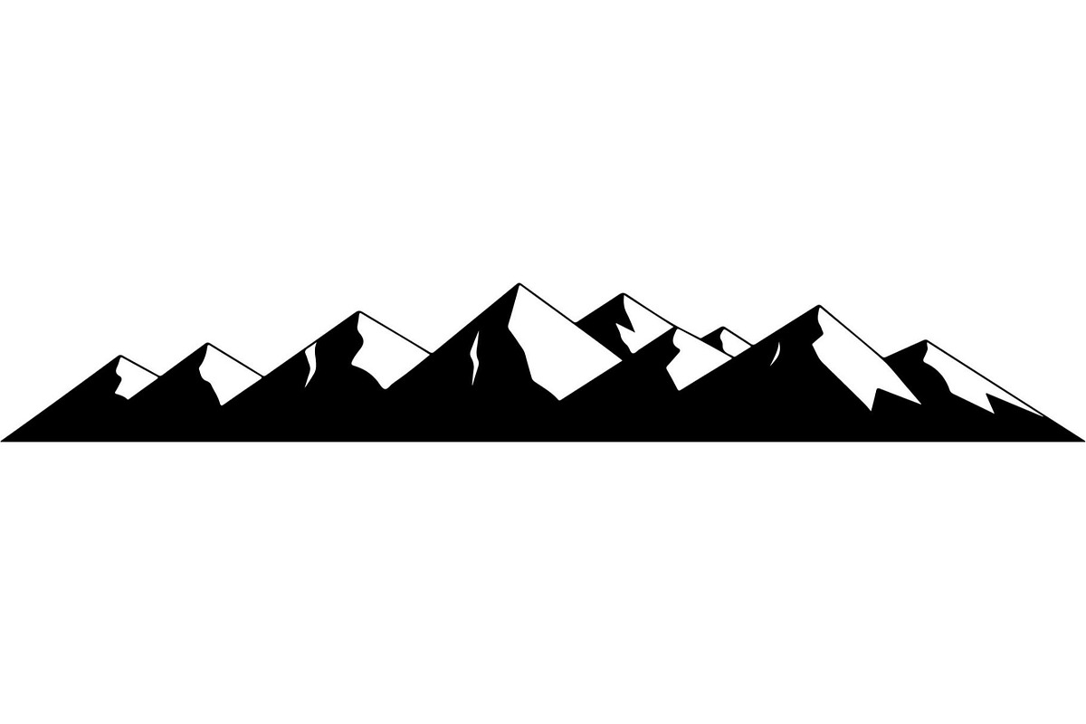 Mountain Skyline Silhouette, an Object Graphic by Designer_Momina (Photo 19 of 20)