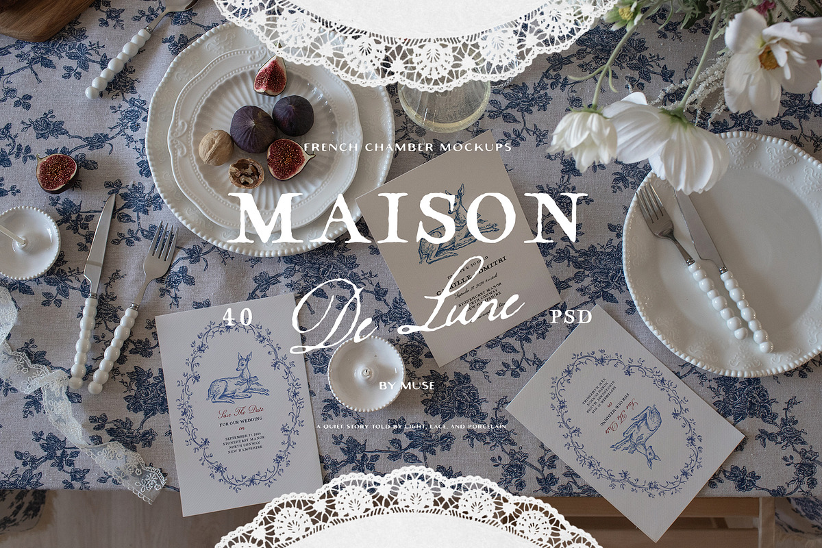 Maison de Lune Elegant French Mockup, a Household Mockup by Muse Mockups (Photo 1 of 19)