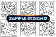 Bold and Easy Ramadan Coloring Pages, a Seasonal Illustration by Craftsbeefy (Thumbnail 2 of 4)