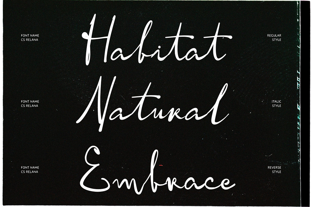 CS Relana - Signature Script Font, a Script Font by Craft Supply Co. (Photo 3 of 8)