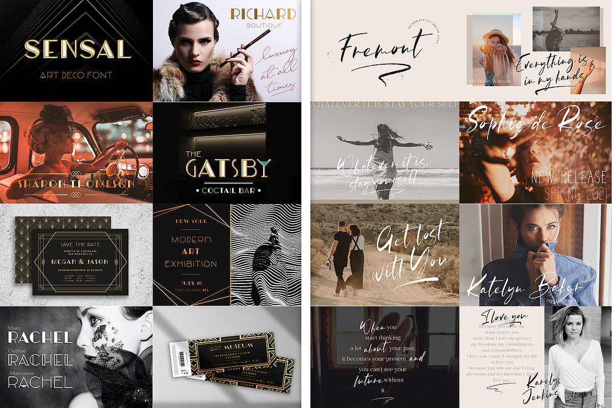 Modern Font Bundle, a Sans Serif Font by Larin Type Co. (Photo 26 of 32)