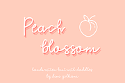 Peach Blossom, a Script Font by Fashion Creative (Thumbnail 1 of 8)