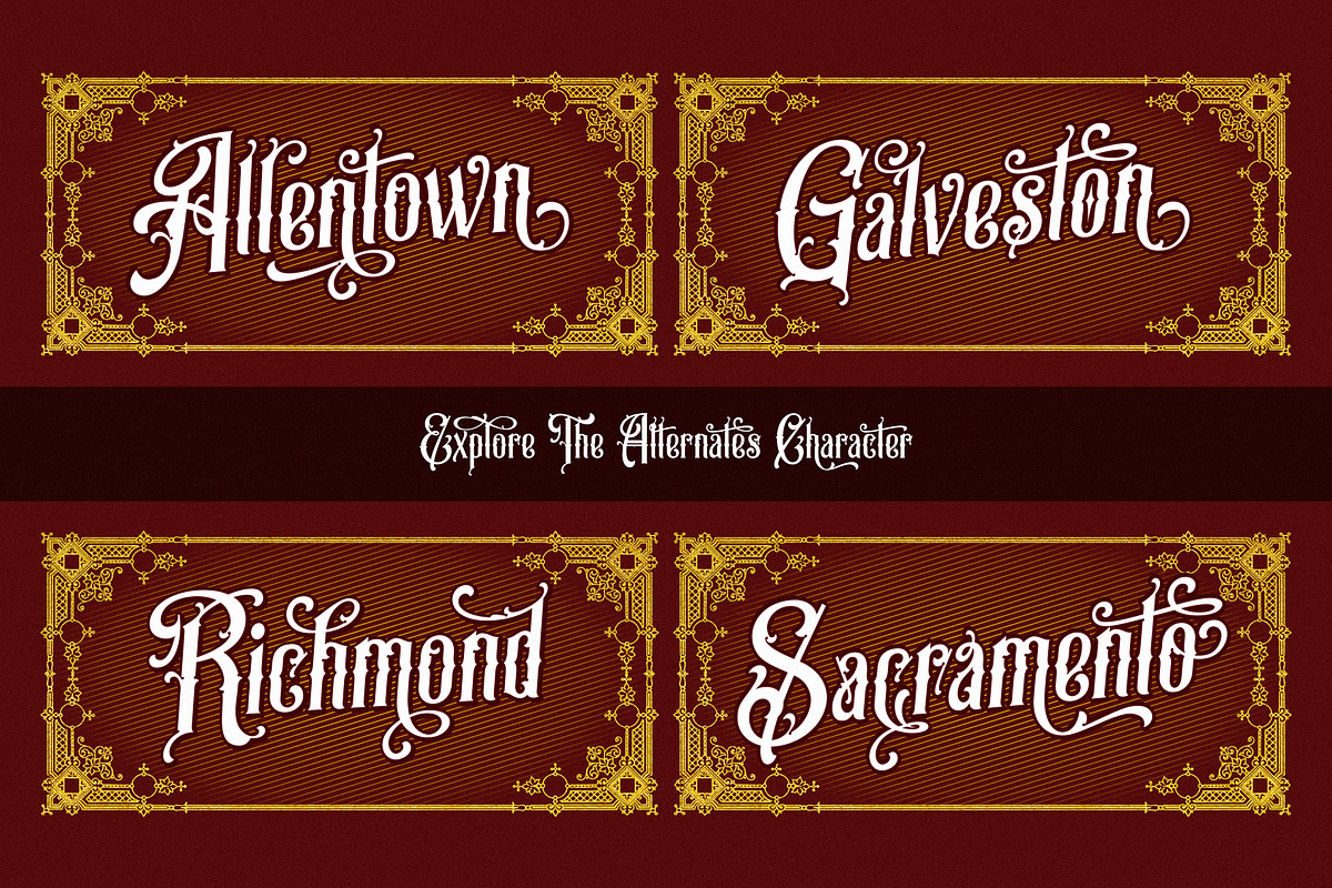 Dansburg, a Blackletter Font by uncurve (Photo 8 of 9)