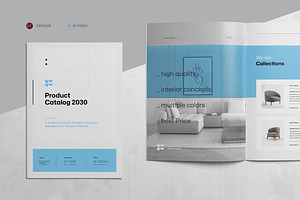 FLORA | Product Catalog Template, a Brochure Template by KreateTribe