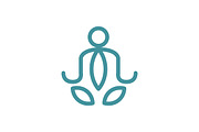 20 Logo Yoga Templates Bundle, a Branding & Logo Template by Friendesigns (Thumbnail 19 of 21)