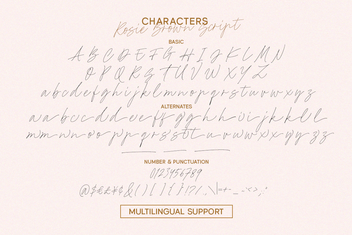 Rosie Brown - Font Duo, a Serif Font by Letterhend Studio (Photo 8 of 10)