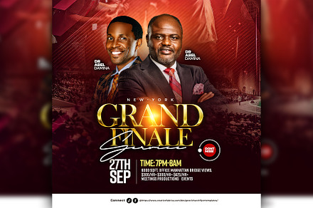 grand finale church flyer template, a Flyer Template by church flyer templates