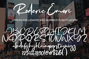 Roderic Emori, a Handwritten Font by HaKi Studio (Thumbnail 5 of 5)