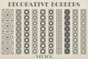 50 Decorative Borders & Tiles