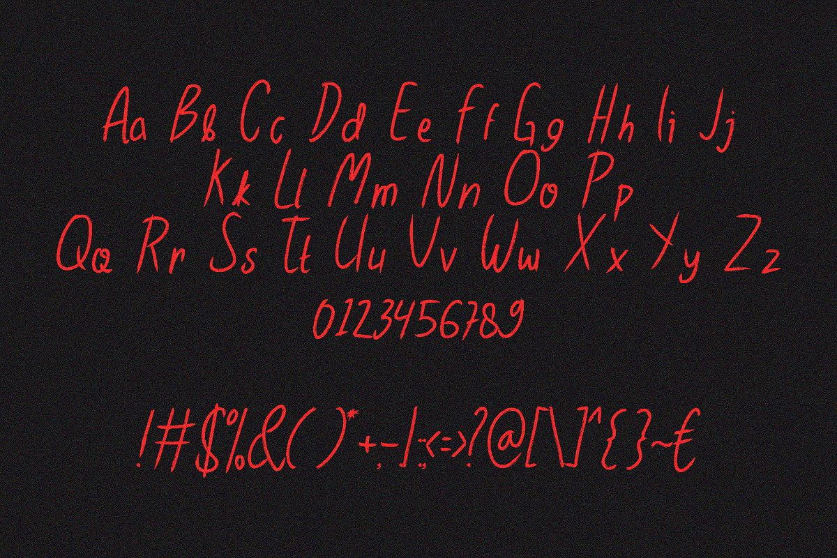 Maniac Rebelz - Handwritten Font, a Handwritten Font by Boril Std (Photo 8 of 9)