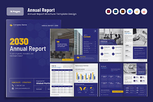Technology Startup Growth & Report, a Brochure Template by twinstd