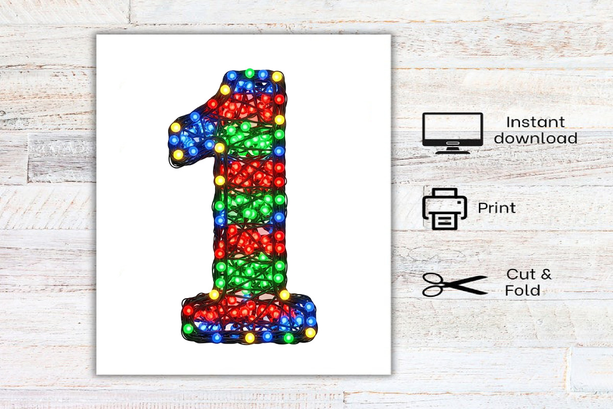 Christmas Alphabet Clipart, an Illustration by Canvas Craft (Photo 7 of 7)