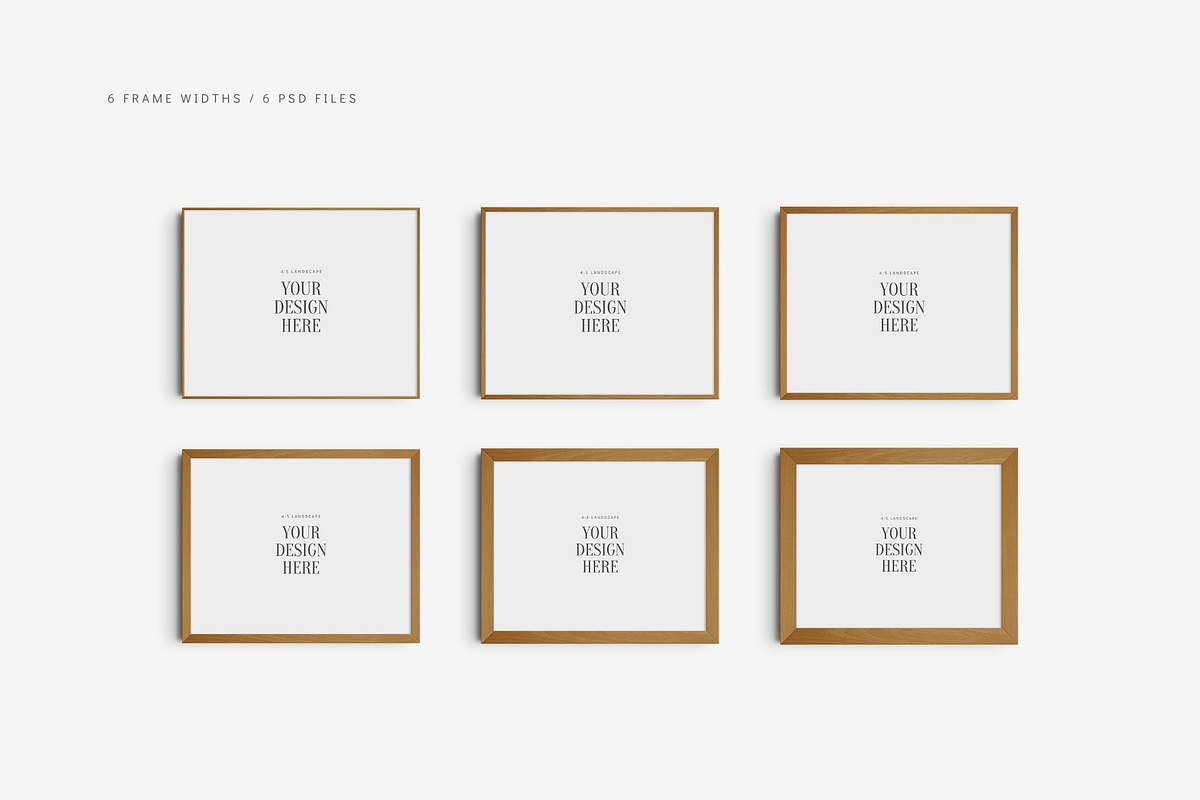 Frame Mockup 4:5 Landscape, a Mockup by DESIGN BY nube (Photo 2 of 15)