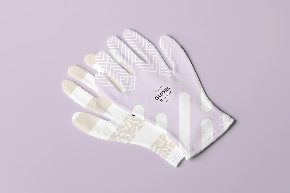 Gloves Mock-up, an Apparel Mockup by zippypixelstudio (Photo 9 of 10)