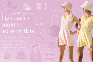 High Res Fashion Accessories Flats