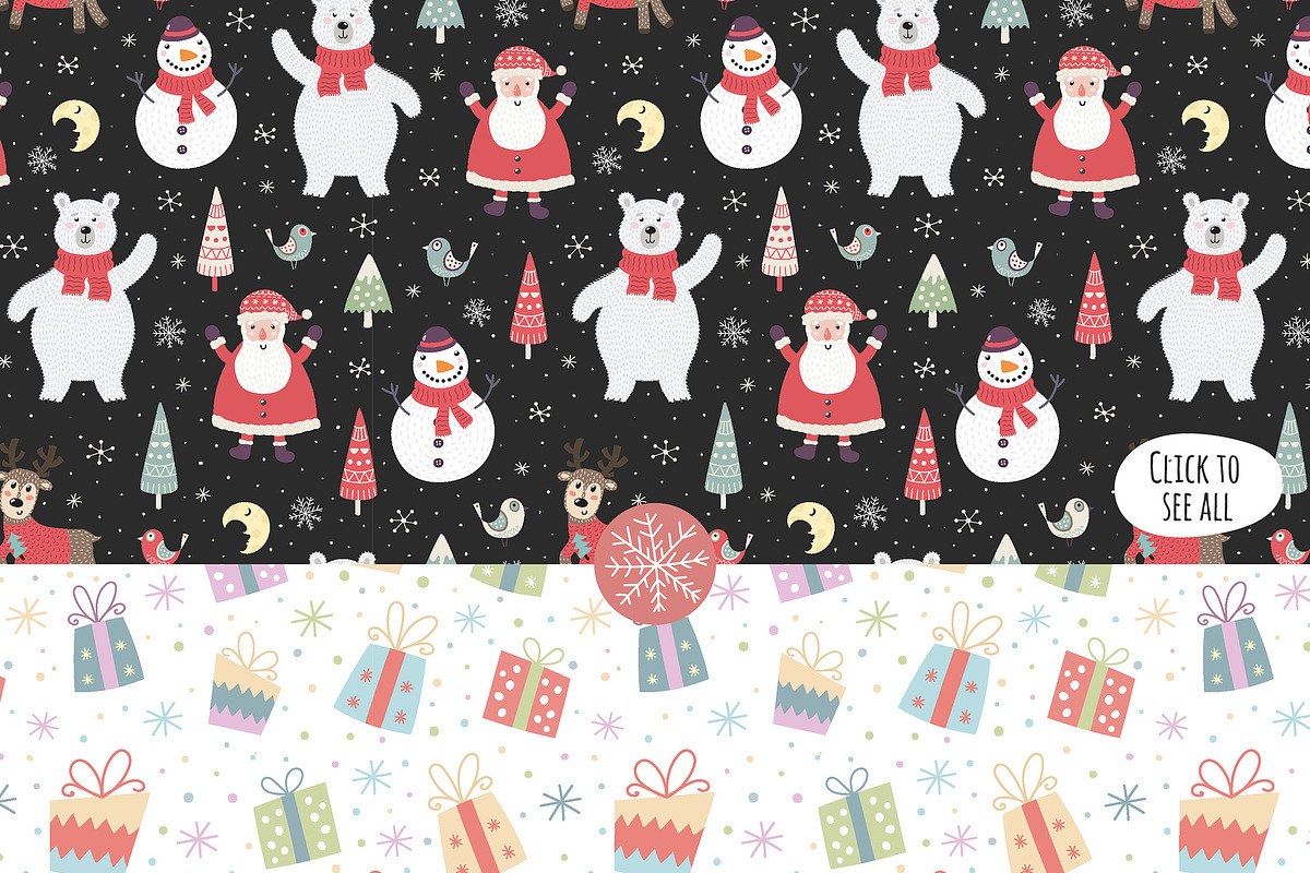 Cozy Christmas: patterns & cards, an Animal Illustration by Gulnara Sabirova (Photo 5 of 7)