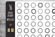 Hand drawn Floral Clipart Collection, a Background Graphic by IRSYART (Thumbnail 2 of 18)