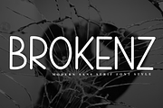 Brokenz, a Sans Serif Font by FreshTypeINK (Thumbnail 1 of 8)