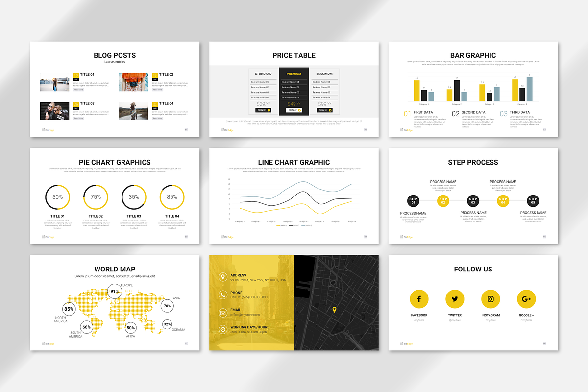 BizEdge Business PowerPoint Template, a Presentation Template by AdrianDragne (Photo 9 of 10)