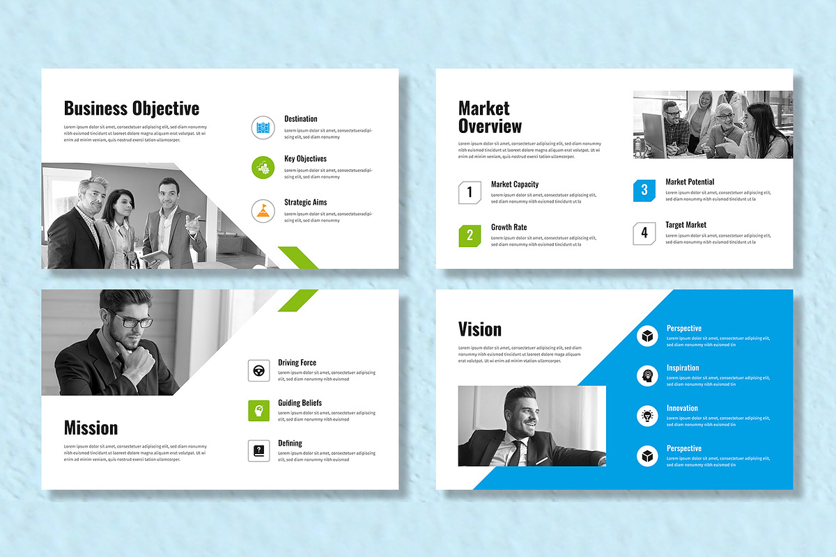Business Presentation Template, a Presentation Template by Mighty-Slide (Photo 4 of 6)