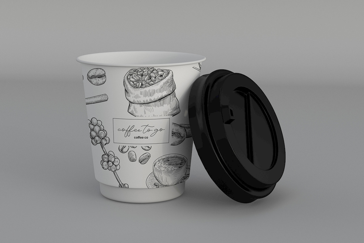 Paper Coffee Cup Mockup, a Cups & Container Mockup by Pixel_Vision_Store (Photo 4 of 4)