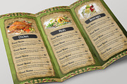 Restaurant Foods Menu Tri Fold, a Brochure Template by Creative  designer (Thumbnail 2 of 3)