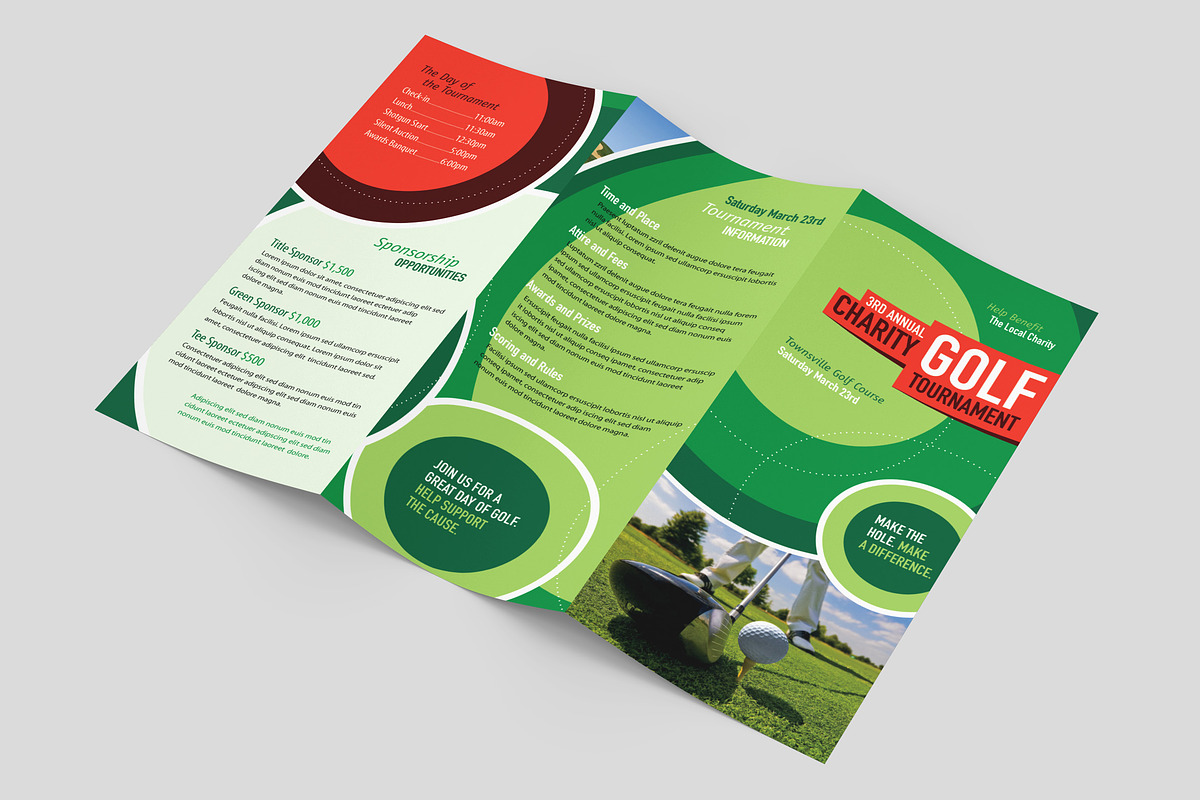 Golf Tournament Brochure Template, a Brochure Template by StockLayouts (Photo 3 of 4)