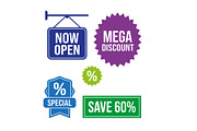 Sale discount label & ribbon vector, an Object Graphic by zahidhossainalif (Thumbnail 3 of 3)
