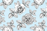 Wild flora. Drawings and patterns, a Pattern Graphic by Sundra (Thumbnail 8 of 12)