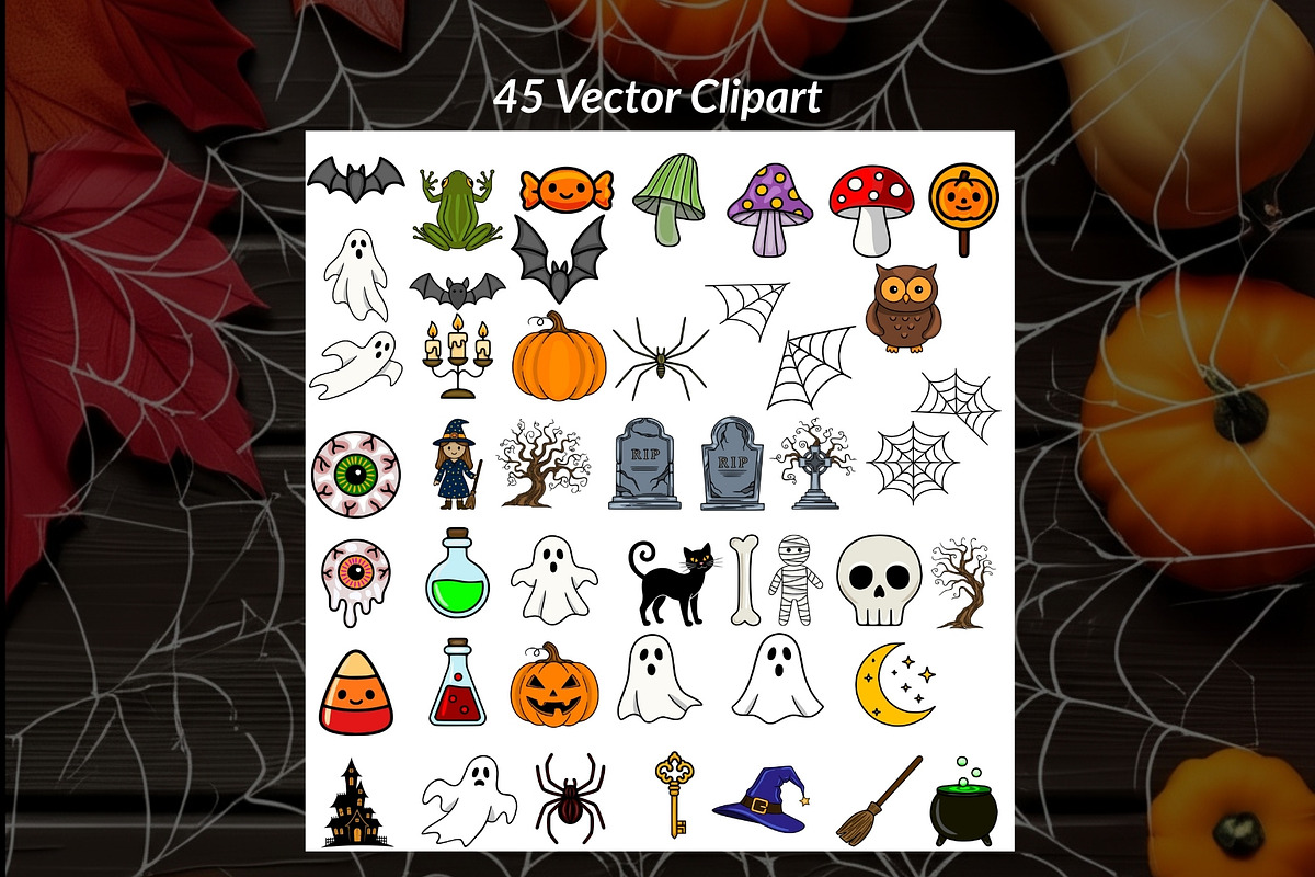 Halloween Owl Set, a Seasonal Illustration by Elatedowl (Photo 4 of 13)