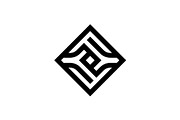 Abstract Unique Symbol Logo, a Branding & Logo Template by Buqancreative (Thumbnail 1 of 2)