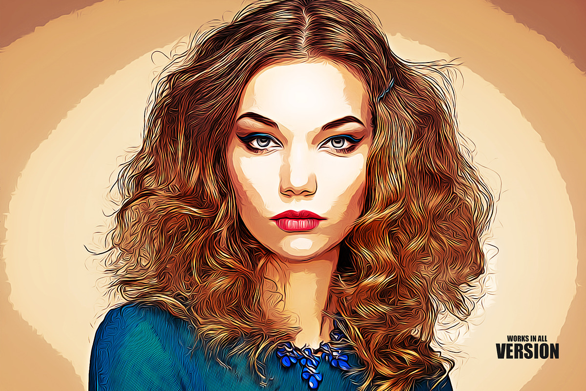 Oil Painting Art Action, an Action Add-On by DesignCave (Photo 5 of 5)