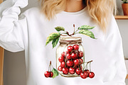 Watercolor Burgundy Dark Academia, an Illustration by designcity5 (Thumbnail 5 of 5)