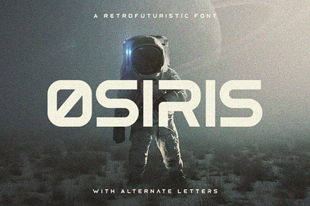 Osiris - Futuristic Font, a Font by Tugcu Design Co.