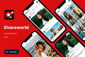 Social Network App UI Kit Shareworld