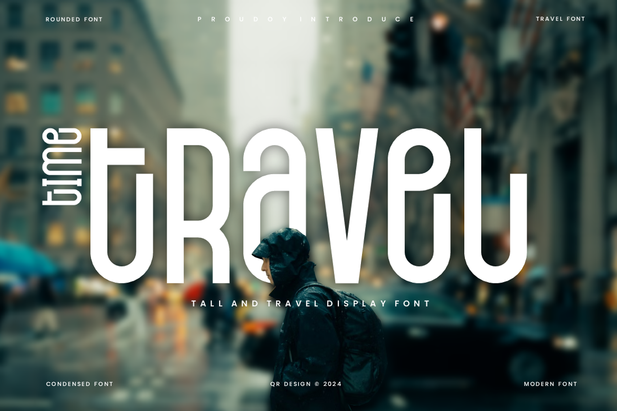 Anoyone - Tall & Travel Display Font, a Sans Serif Font by QR Design Studio (Photo 2 of 6)