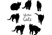 Cats poses set, an Animal Illustration by My art shop (Thumbnail 2 of 3)