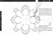 Procreate Mandala Creator Kit, a Plug-in Add-On by Drifter Studio (Thumbnail 2 of 6)